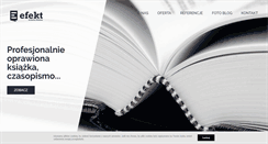 Desktop Screenshot of drukarniaefekt.pl